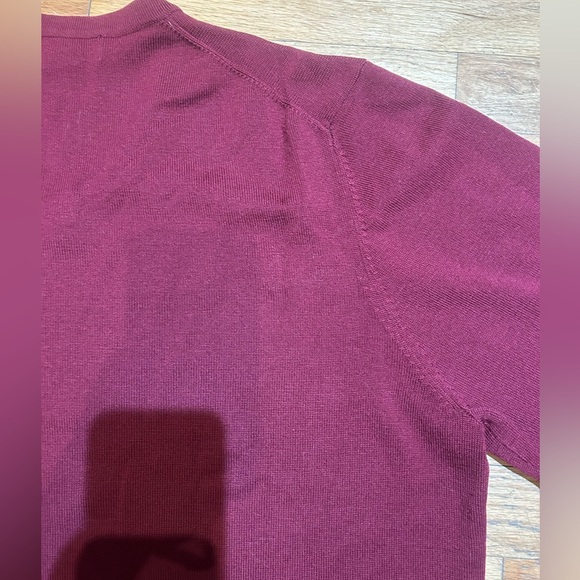 Brooks Brothers 346 V-neck Merino wool sweater Size L - Picture 4 of 7